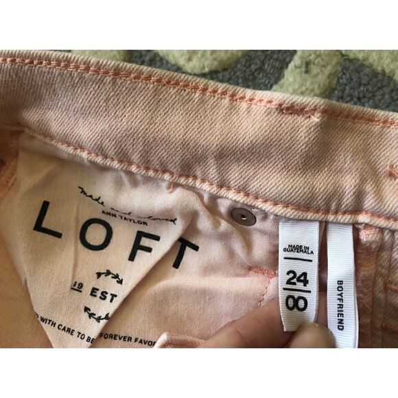 Loft Distressed Boyfriend Jeans - Picture 3 of 4